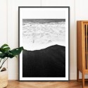 Black Sand Beach Art Print