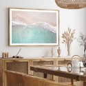 Turquoise Beach Art Print