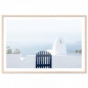 Santorini Bay Art Print