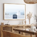 Santorini Bay Art Print