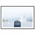 Santorini Bay Art Print