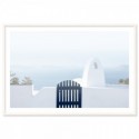 Santorini Bay Art Print