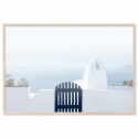 Santorini Bay Art Print