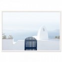 Santorini Bay Art Print