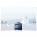 Santorini Bay Art Print