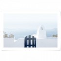 Santorini Bay Art Print