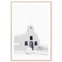 Santorini Church Art Print