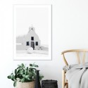 Santorini Church Art Print