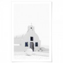 Santorini Church Art Print