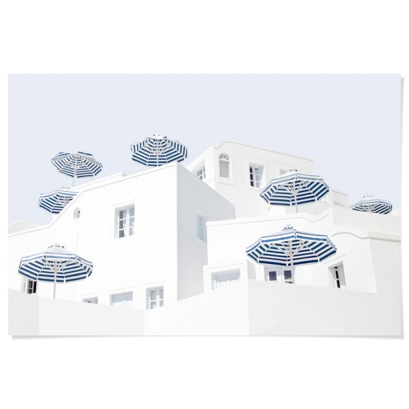 Santorini Greece Villa Art Print