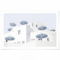 Santorini Greece Villa Art Print