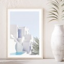 Santorini Holiday Art Print