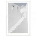 Santorini Stairs Art Print