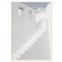 Santorini Stairs Art Print