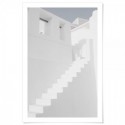 Santorini Stairs Art Print
