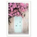 Blue Door Bougainvillea Art Print