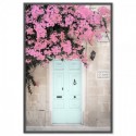 Blue Door Bougainvillea Art Print