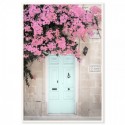 Blue Door Bougainvillea Art Print