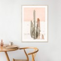 Cactus Soft Blush Art Print