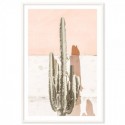 Cactus Soft Blush Art Print