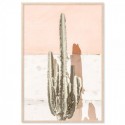 Cactus Soft Blush Art Print