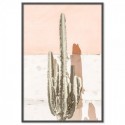 Cactus Soft Blush Art Print