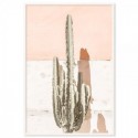 Cactus Soft Blush Art Print