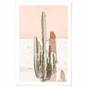 Cactus Soft Blush Art Print