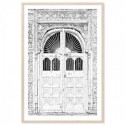 Decorative Moroccan Door Art Print