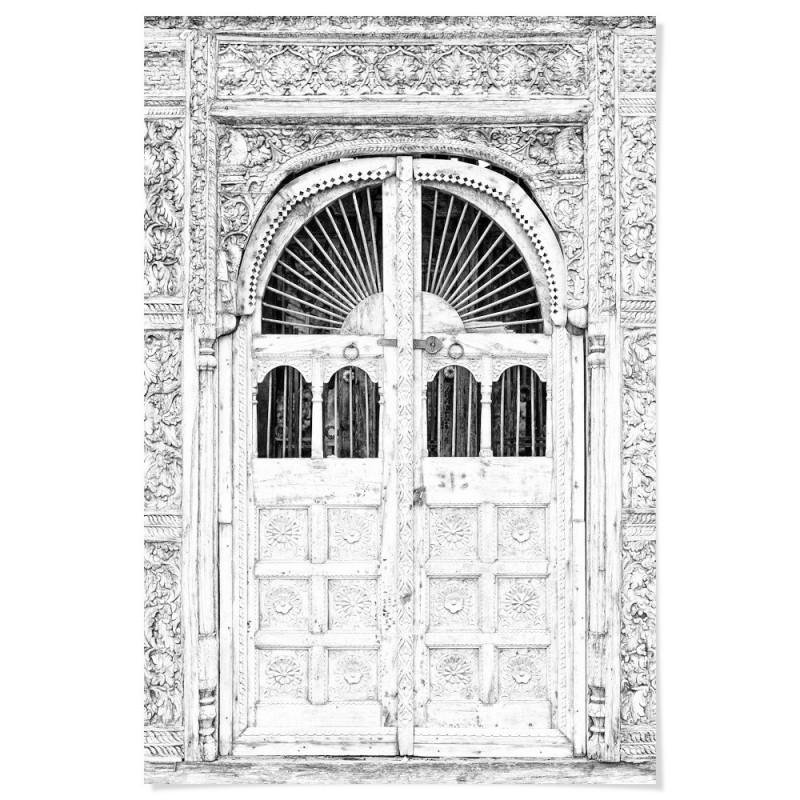 Decorative Moroccan Door Art Print