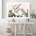 Desert Cactus Pear Art Print