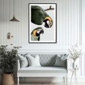 Macaws Meeting Art Print