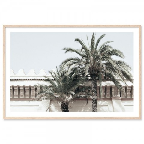 Moroccan Palms Art Print