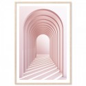 Pink Arches Art Print