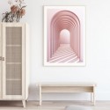 Pink Arches Art Print