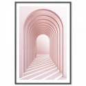 Pink Arches Art Print