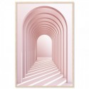 Pink Arches Art Print