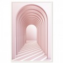 Pink Arches Art Print