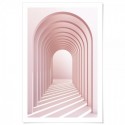 Pink Arches Art Print