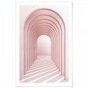 Pink Arches Art Print