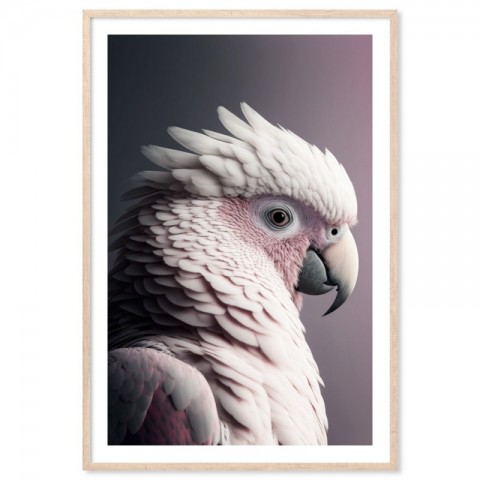 Pink Parrot Art Print