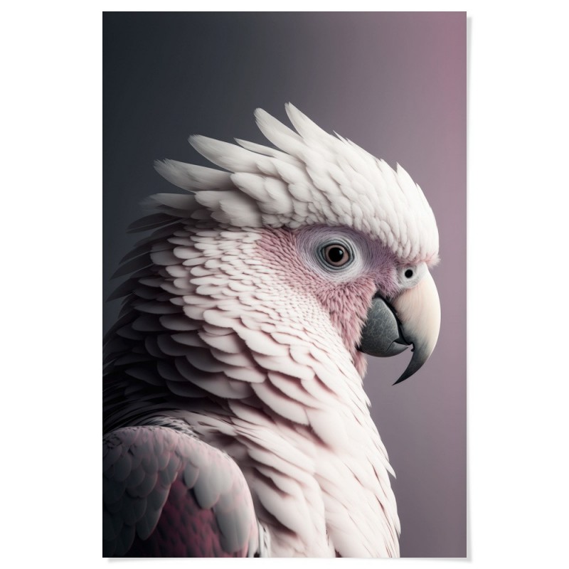 Pink Parrot Art Print