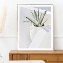 Santorini Cactus Art Print