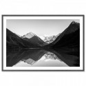 Snow Mountain Lake Art Print