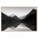 Snow Mountain Lake Art Print