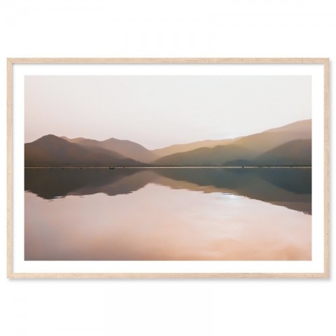 Sunset Lake Art Print
