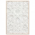 White Ornate Moroccan Design Art Print