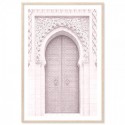 Moroccan Pink Door Art Print