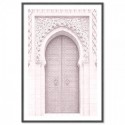 Moroccan Pink Door Art Print