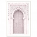 Moroccan Pink Door Art Print